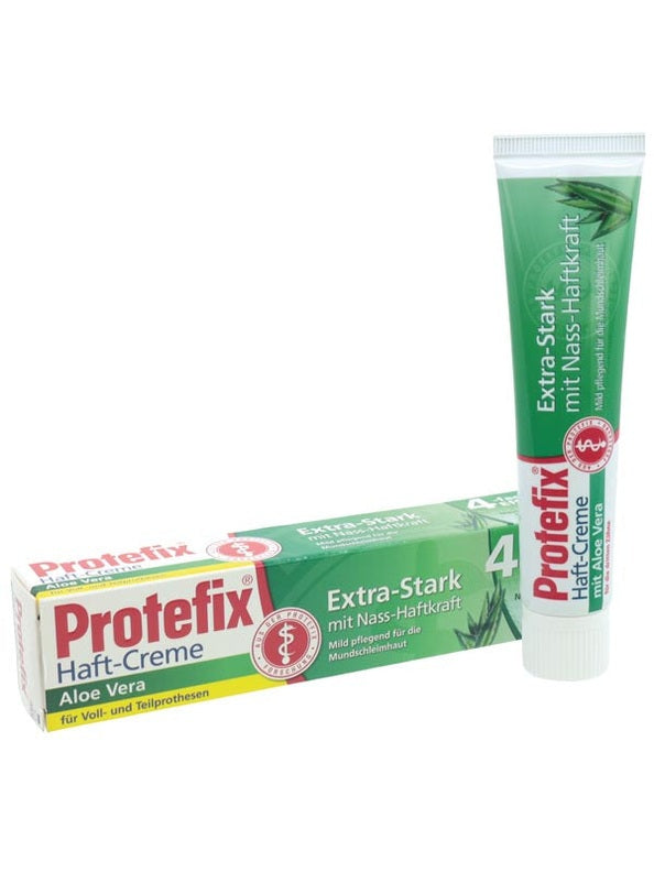 Crème adhésive Protefix 47g Extra Forte à l'Aloe Vera