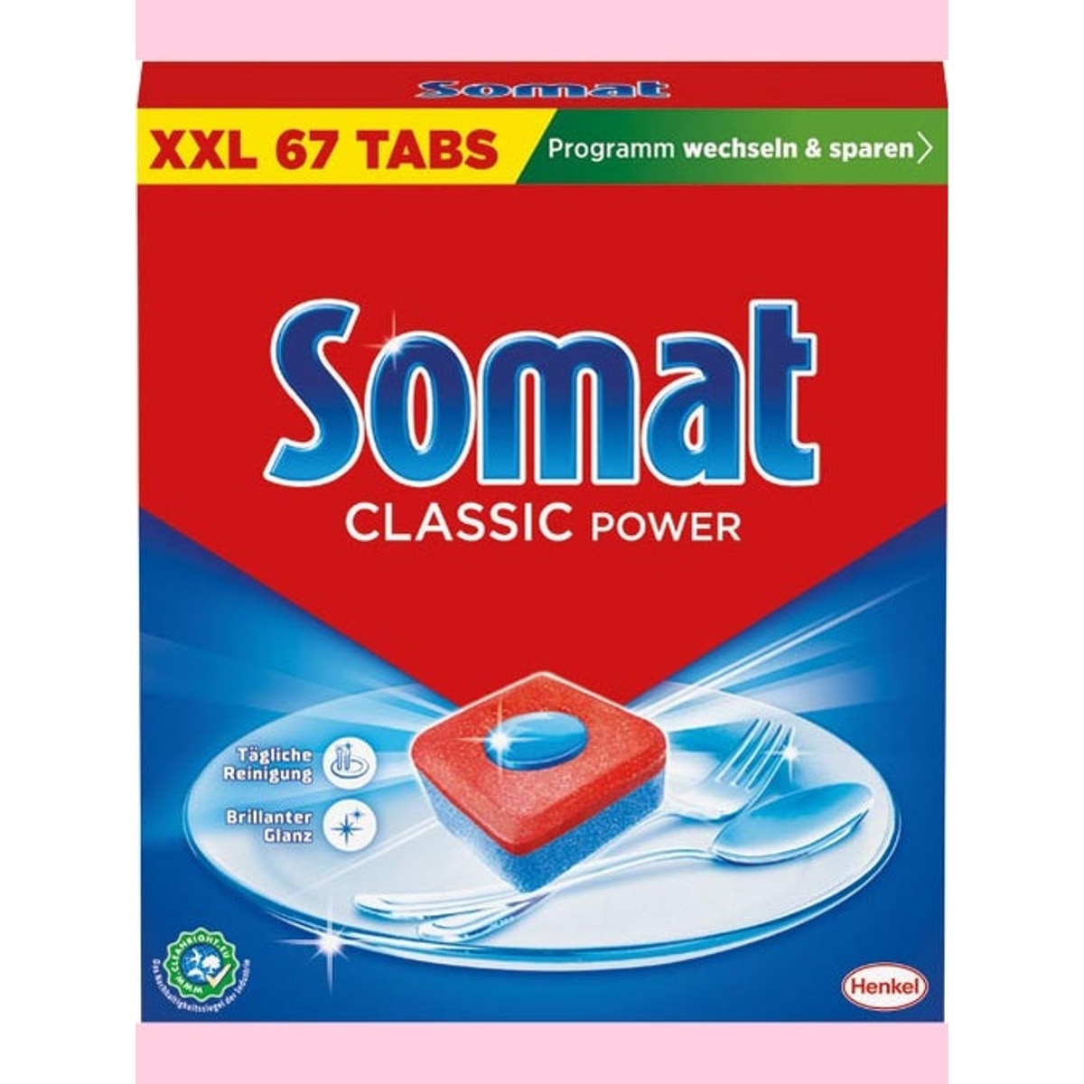 Pastilles pour lave-vaisselle Somat Classic Power, 67 pastilles