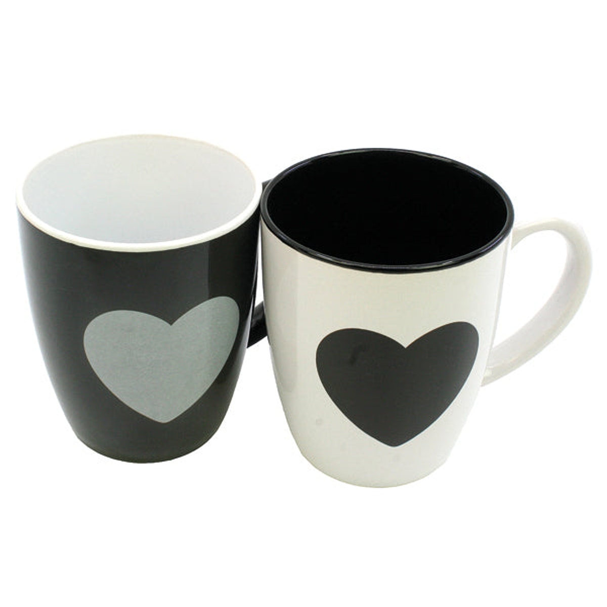 Mug en forme de cœur, environ 350 ml, 12 x 11 x 8,5 cm