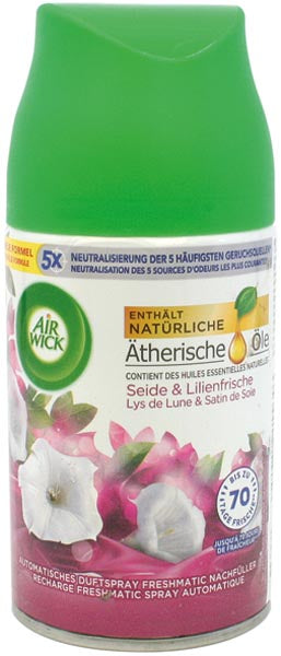 Airwick FreshMatic NFP 250ml Soie et Lys Frais
