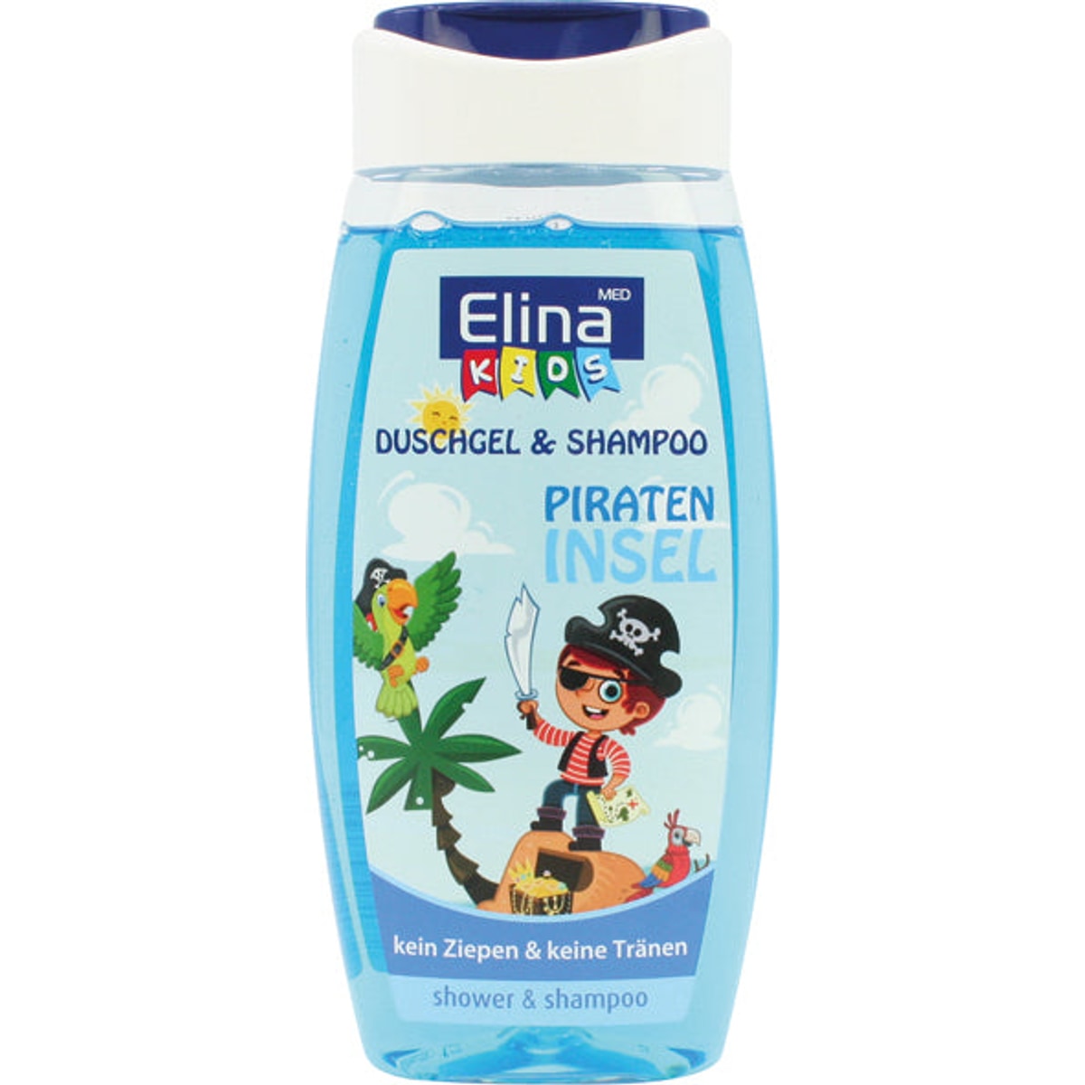 Gel douche Elina Kids 250 ml 2 en 1 Île des Pirates