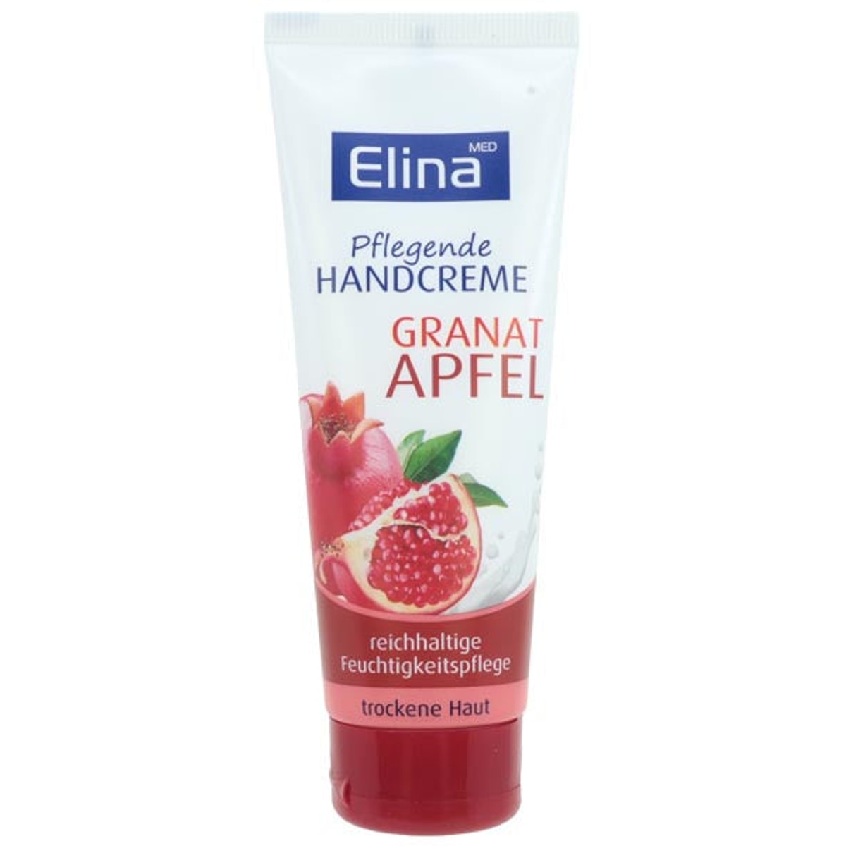 Crème mains Elina à la grenade, tube de 75 ml