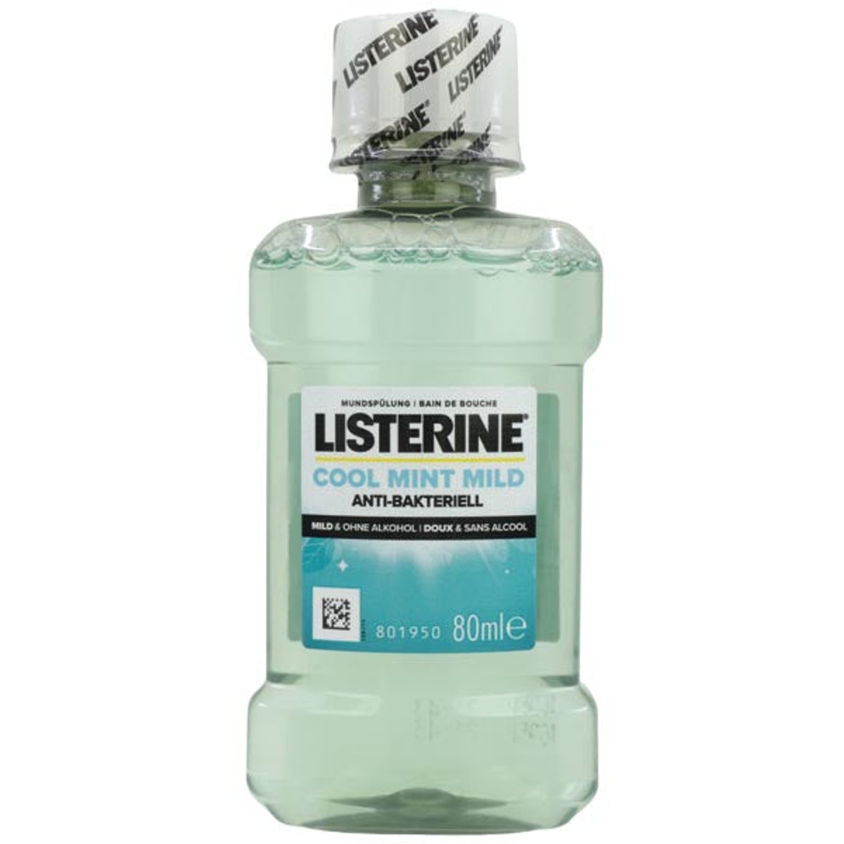Bain de bouche Listerine 80 ml, saveur douce