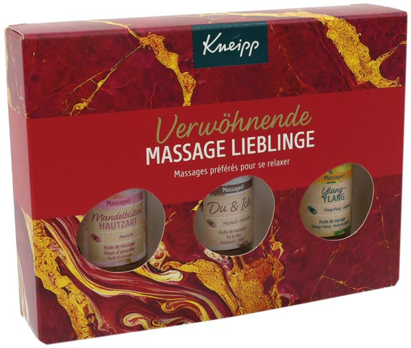 Coffret de massage Kneipp GP 3 x 20 ml d'huile de massage