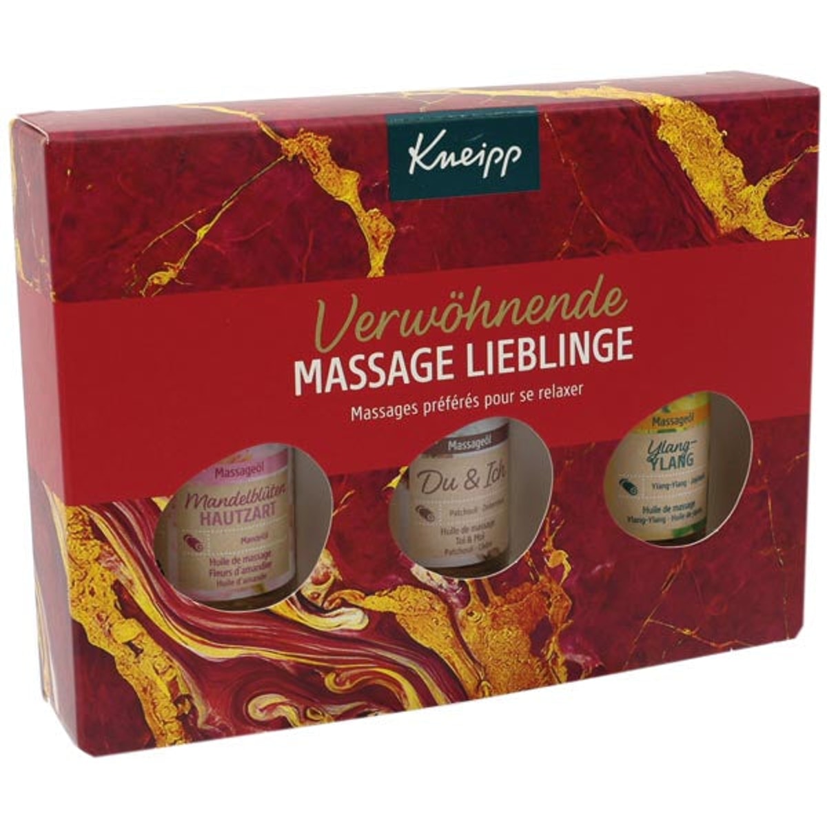 Coffret de massage Kneipp GP 3 x 20 ml d'huile de massage