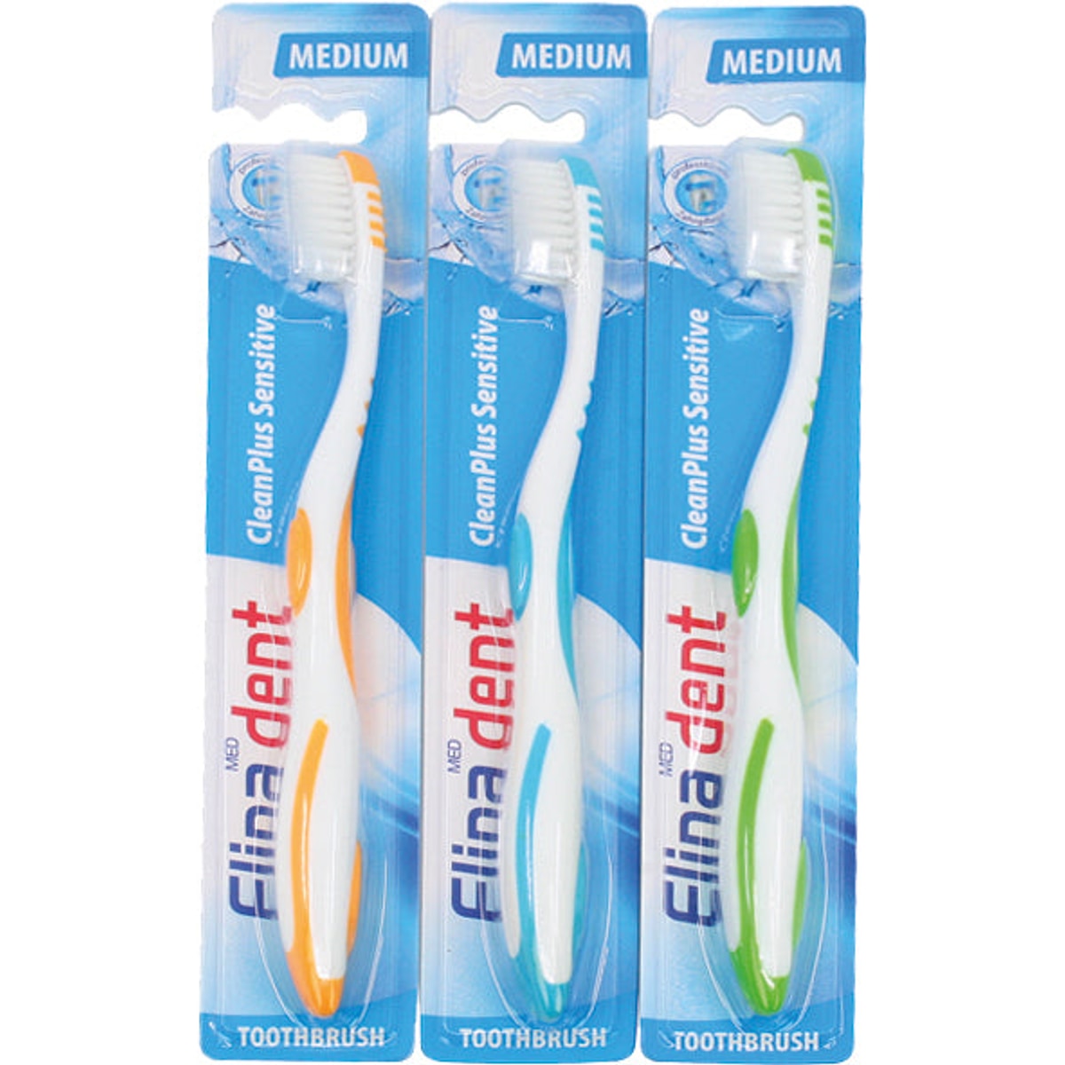 Brosse à dents Elina 1 CleanPlus Sensitive Medium