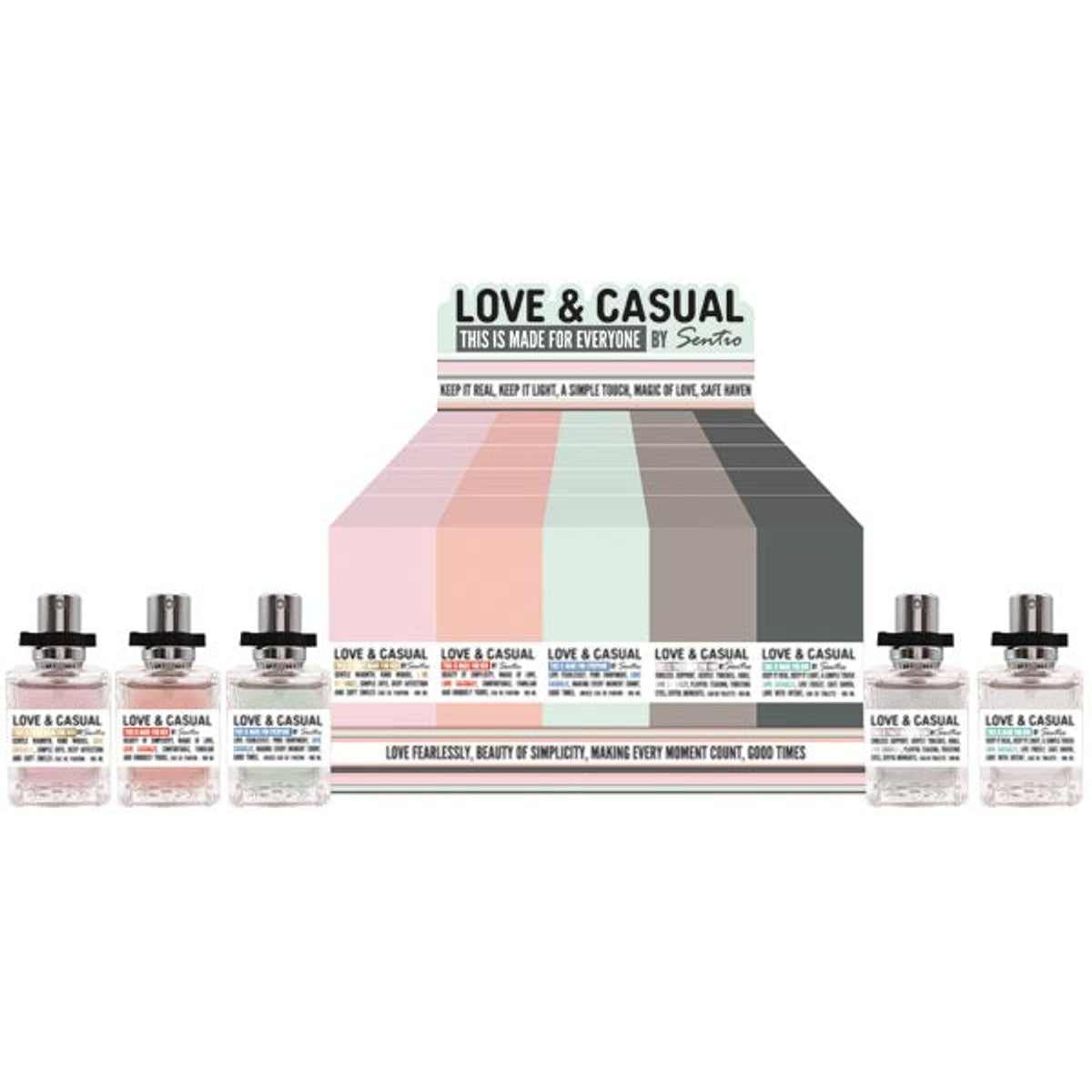 Parfum Sentio 15ml Love&Casual 40 pièces. 5f.sort