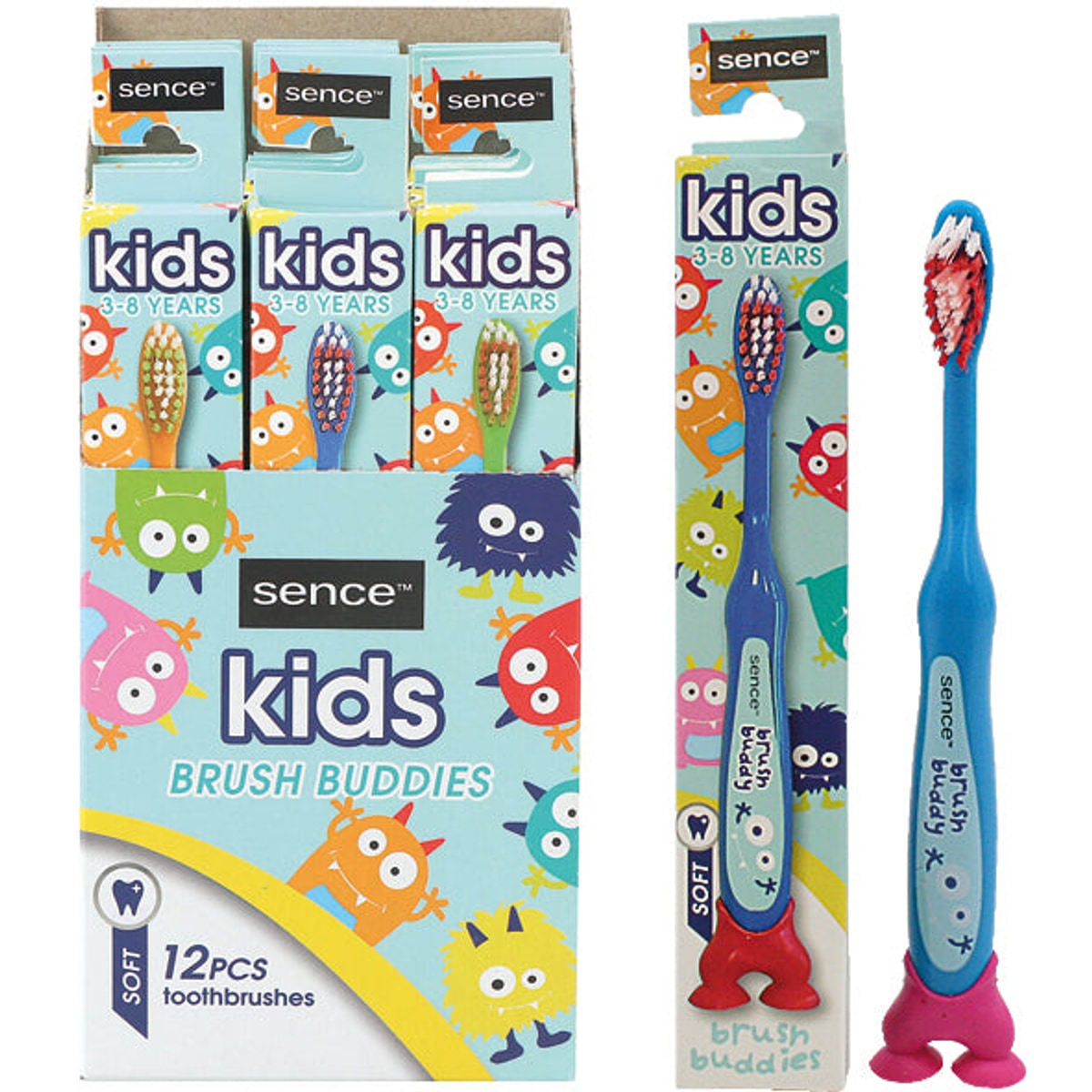 Brosse à dents souple Sence Fresh Kids (3-8 ans)