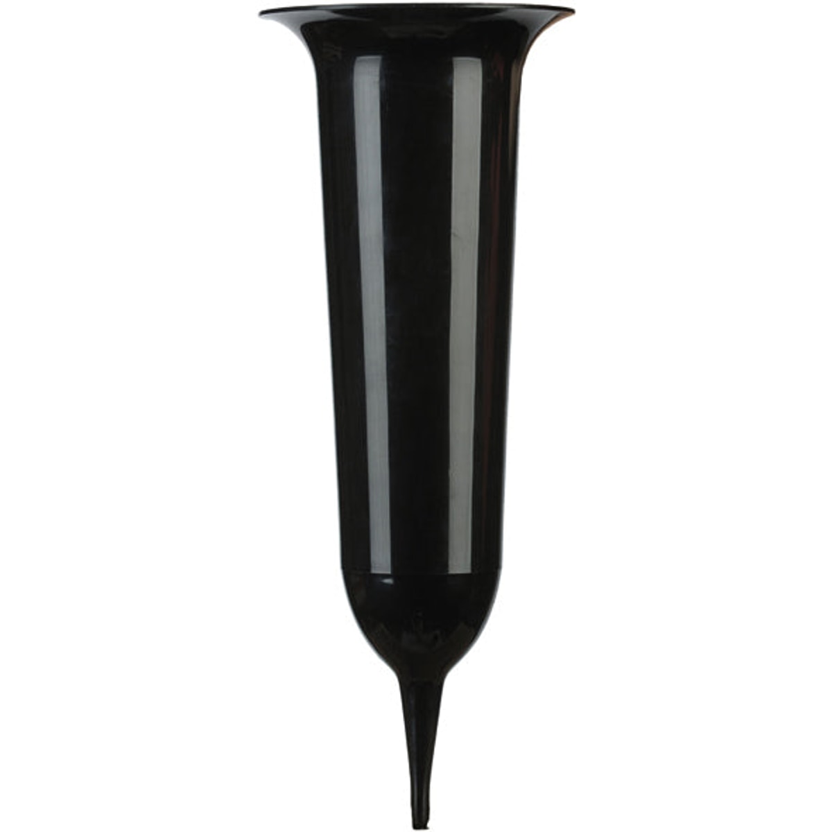 Vase funéraire noir 23 cm