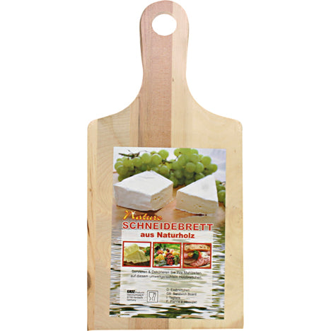 Planche à découper de cuisine avec poignée 30 x 14 x 0,8 cm