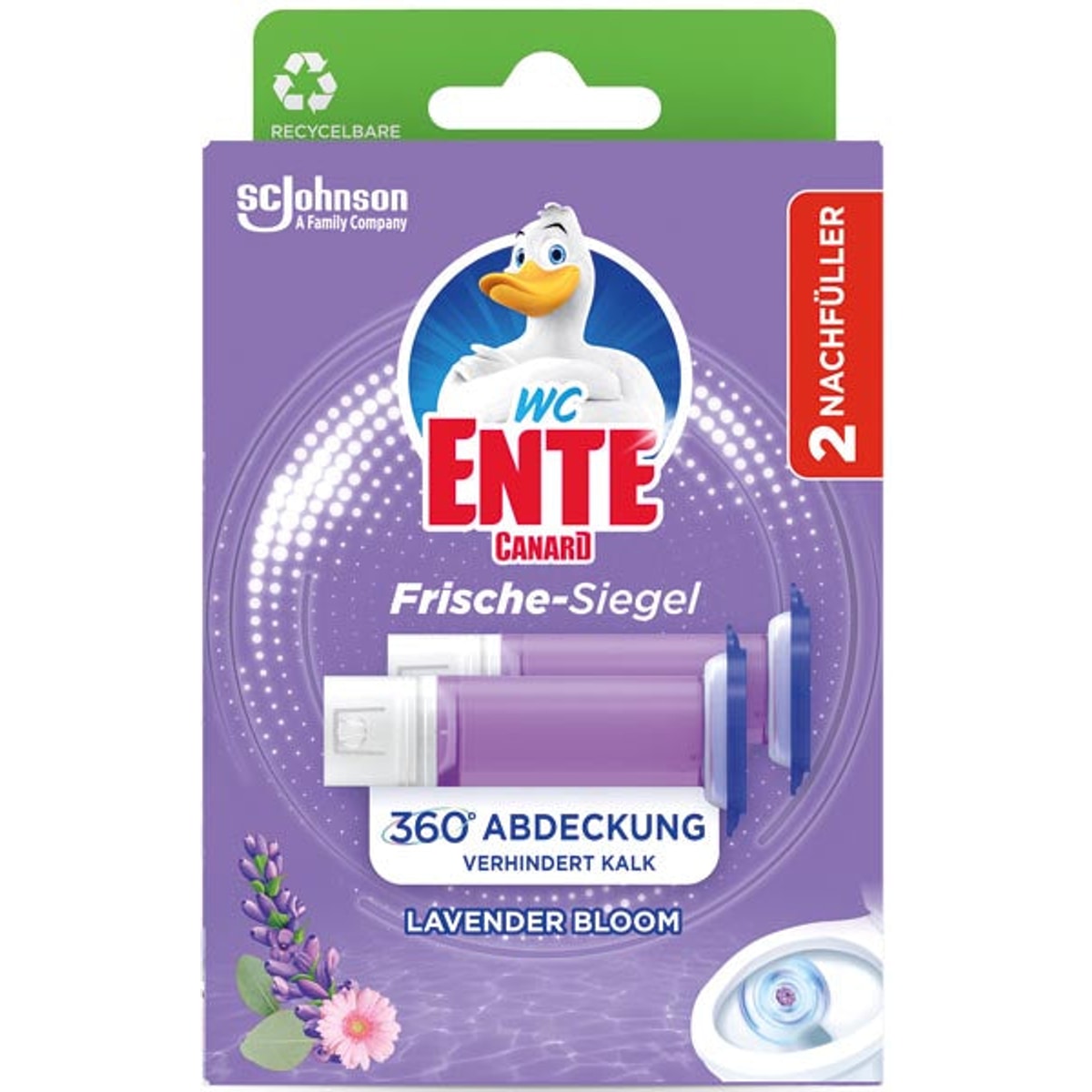 Duck Toilet Freshness Seal 2x36ml NF Lavande
