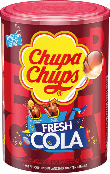 Boîte de 1200 g de cola Chupa Chups, 100 pièces.