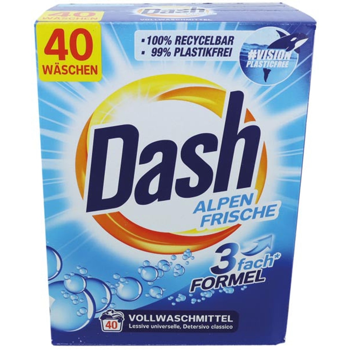Lessive Dash Alpen Fresh 40 WL 2,6 kg