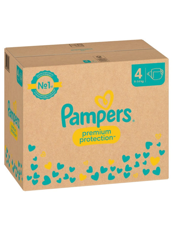 Pampers Premium Protect. Taille 4 Maxi 9-14 kg 174 pièces,