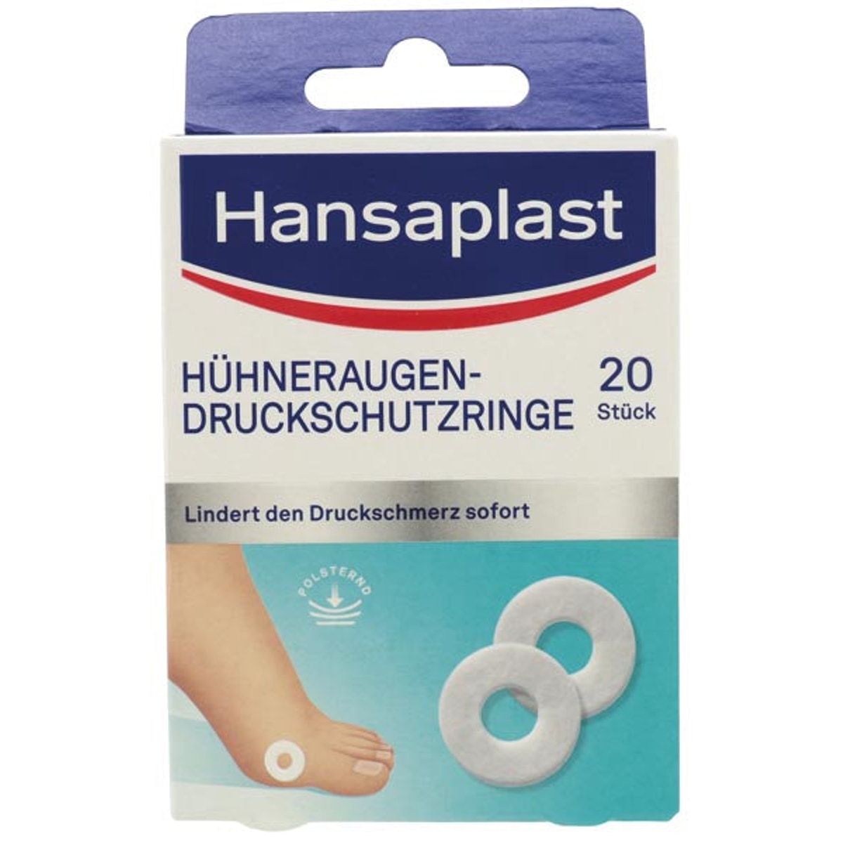 Anneaux de soulagement de la pression des cors Hansaplast, 20 pièces