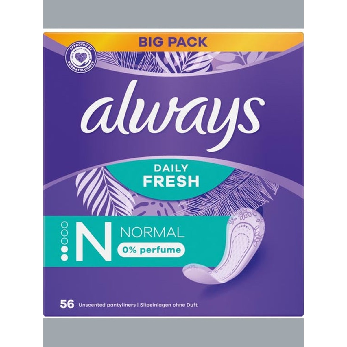 Protège-slips Always Daily Fresh Normal 56s