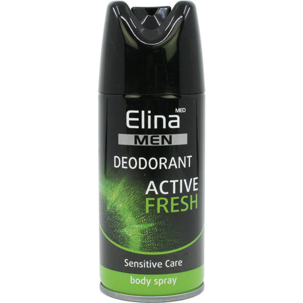Déodorant spray Elina 150 ml pour homme, parfum frais actif