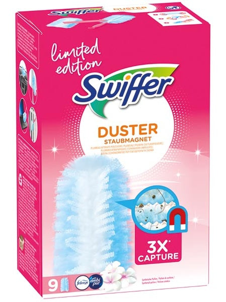 Lingettes Swiffer Duster NF 9 Febreze Rose