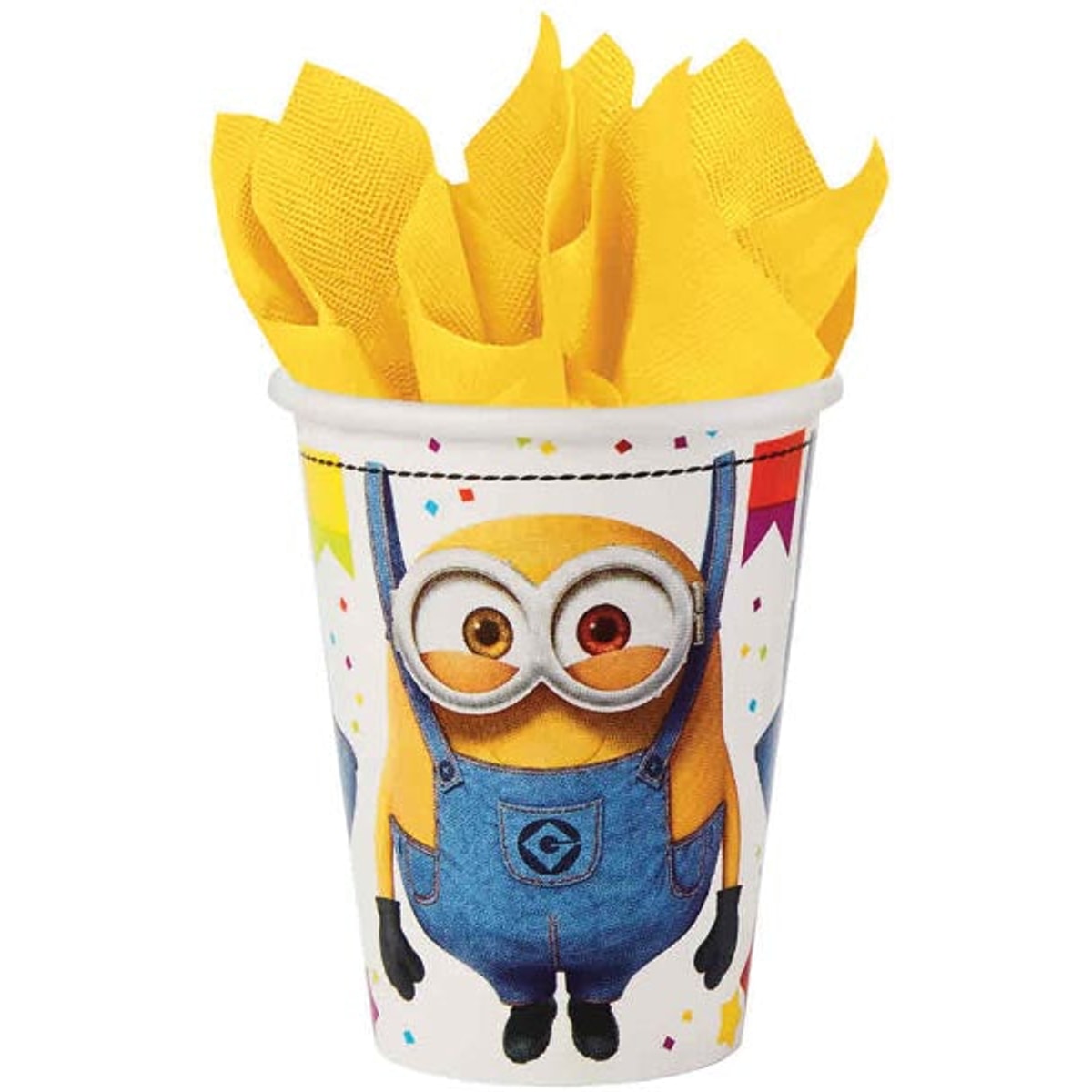 Gobelets en papier, paquet de 8, Minions, 250 ml