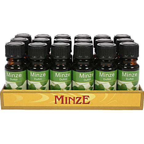 Huile parfumée à la menthe 10 ml en flacon de verre