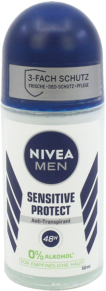 Déodorant roll-on Nivea 50 ml Sensitive pour hommes