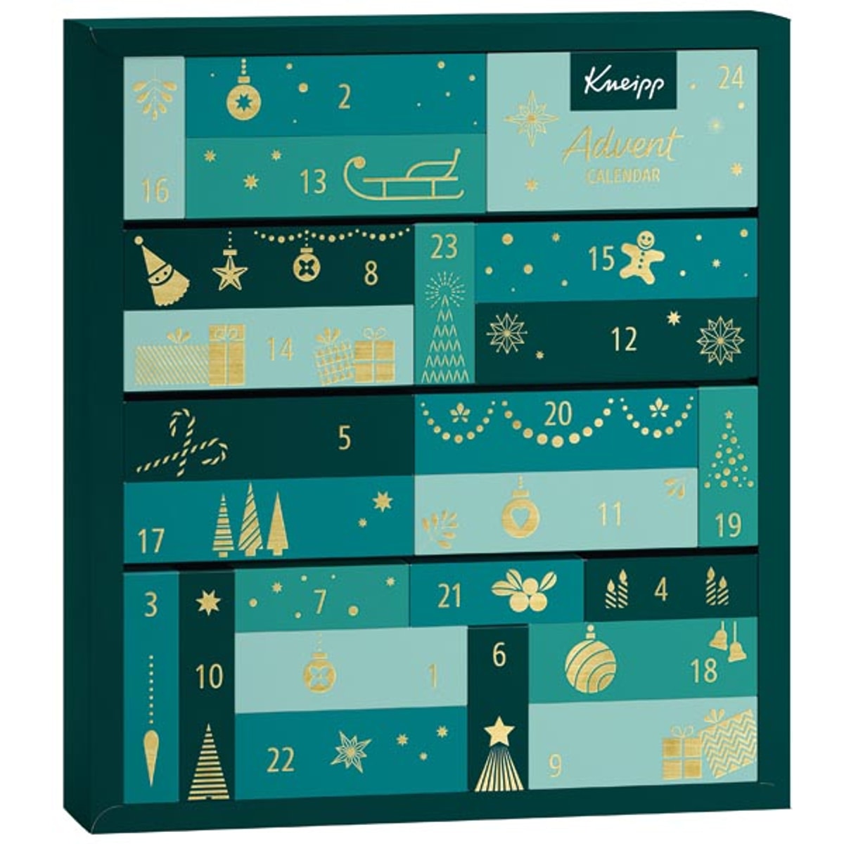 Calendrier de l'Avent Kneipp GP, 10 modèles assortis
