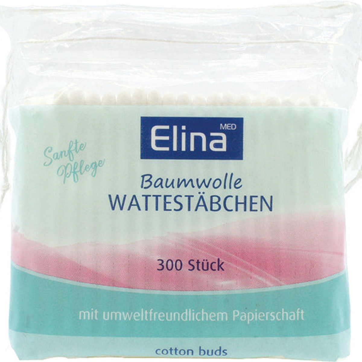 Cotons-tiges, paquet de 300, papier Elina, en sachet