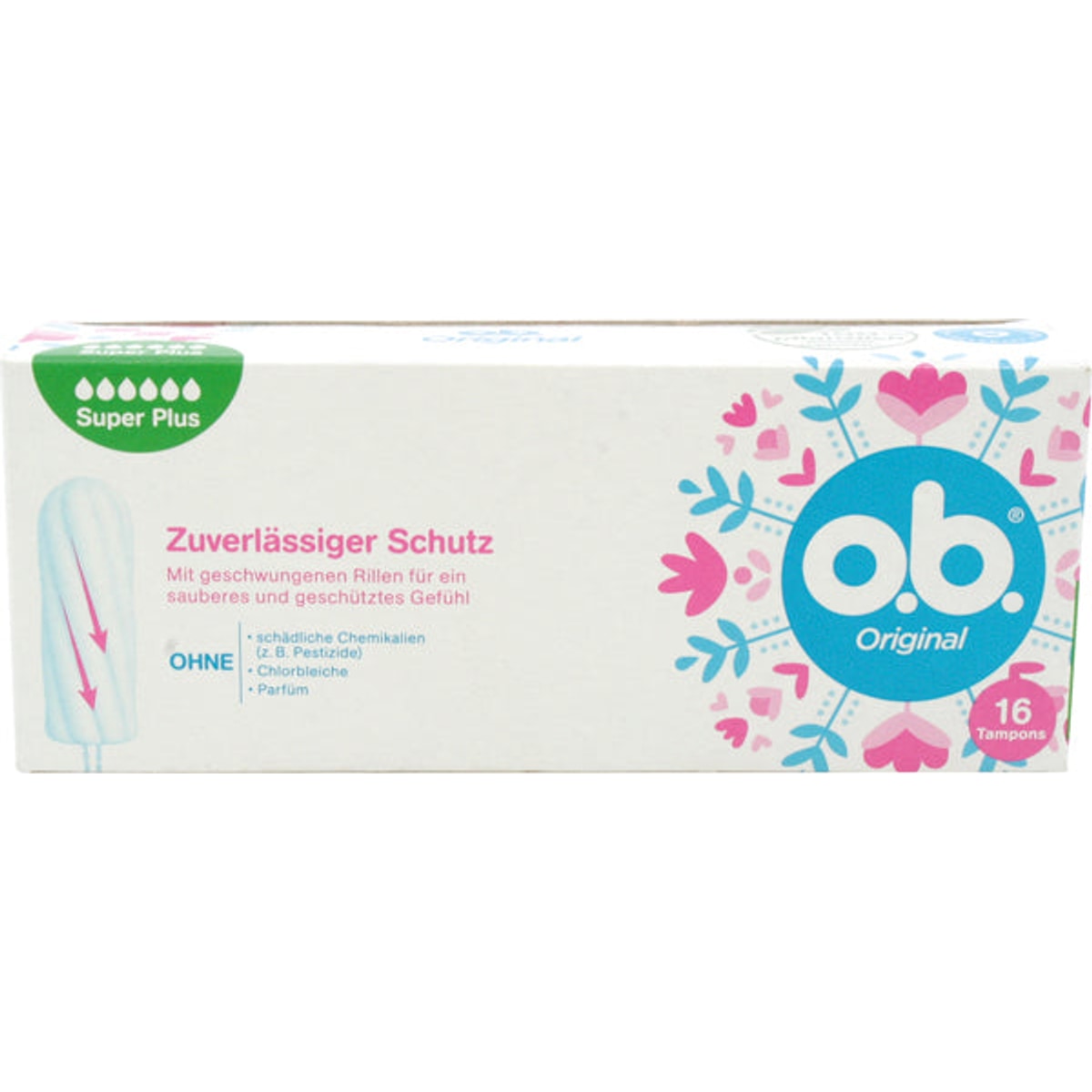 Tampons O.B. Super Plus, paquet de 16