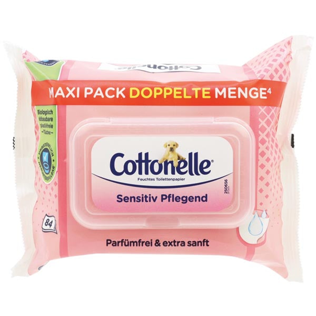 Papier toilette humide Cottonelle, 84 feuilles, saveur Sensitive