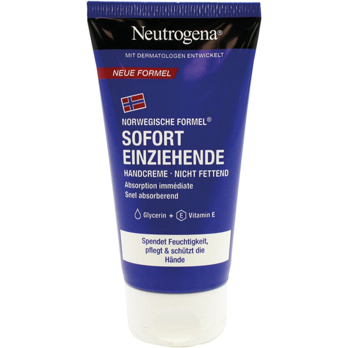 Crème pour les mains Neutrogena 75 ml, absorption instantanée