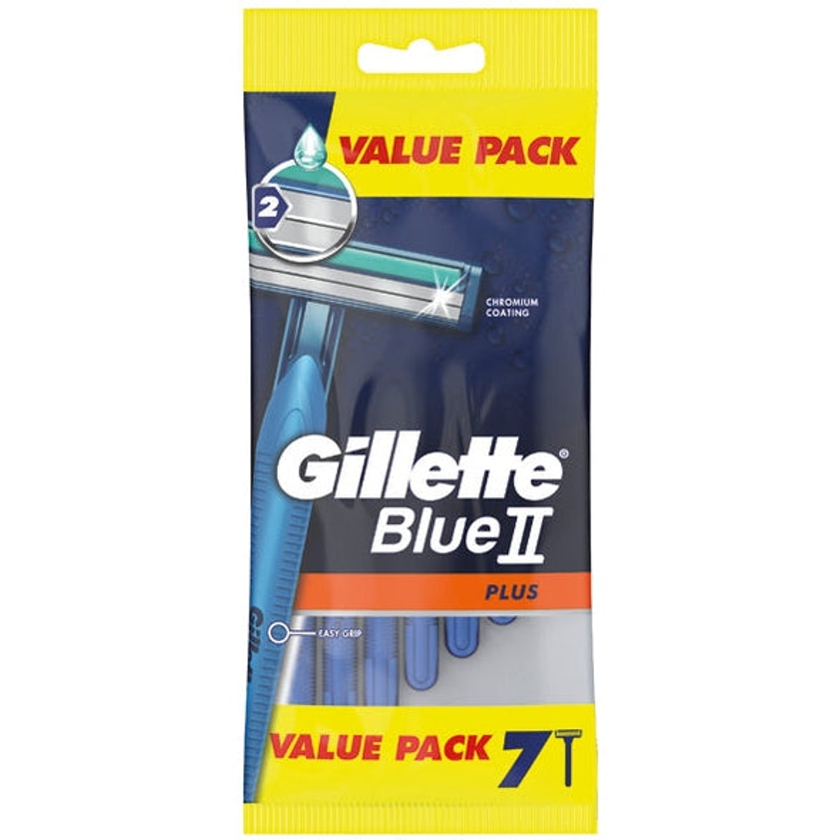 Gillette Blue II Plus, paquet de 7