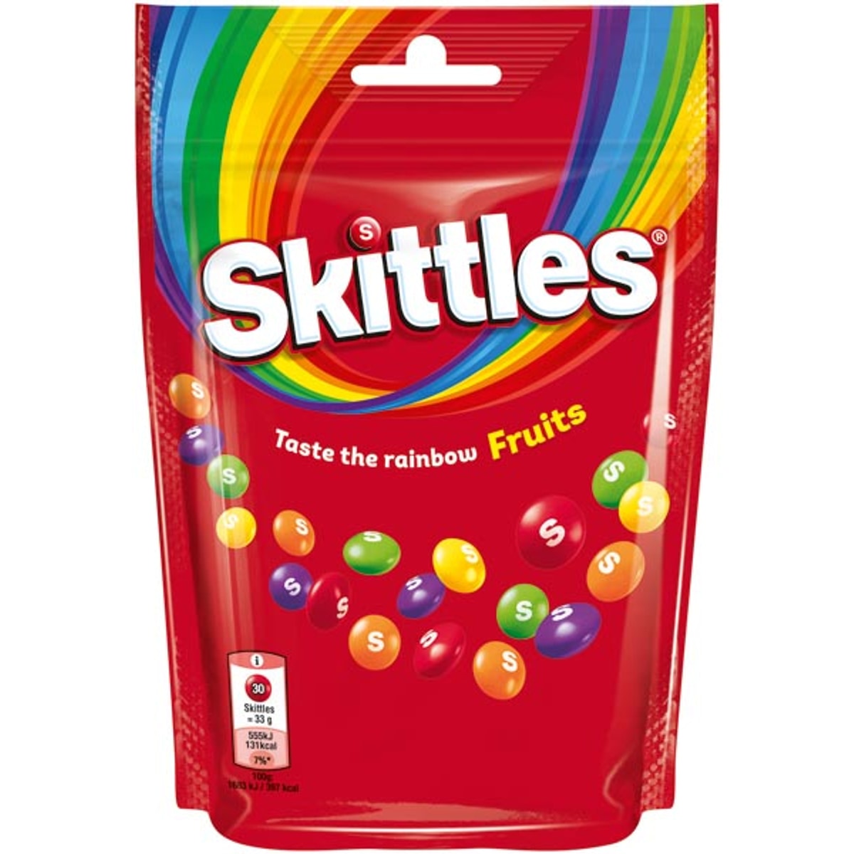 Skittles alimentaires, sachet de 136 g, 2 variétés