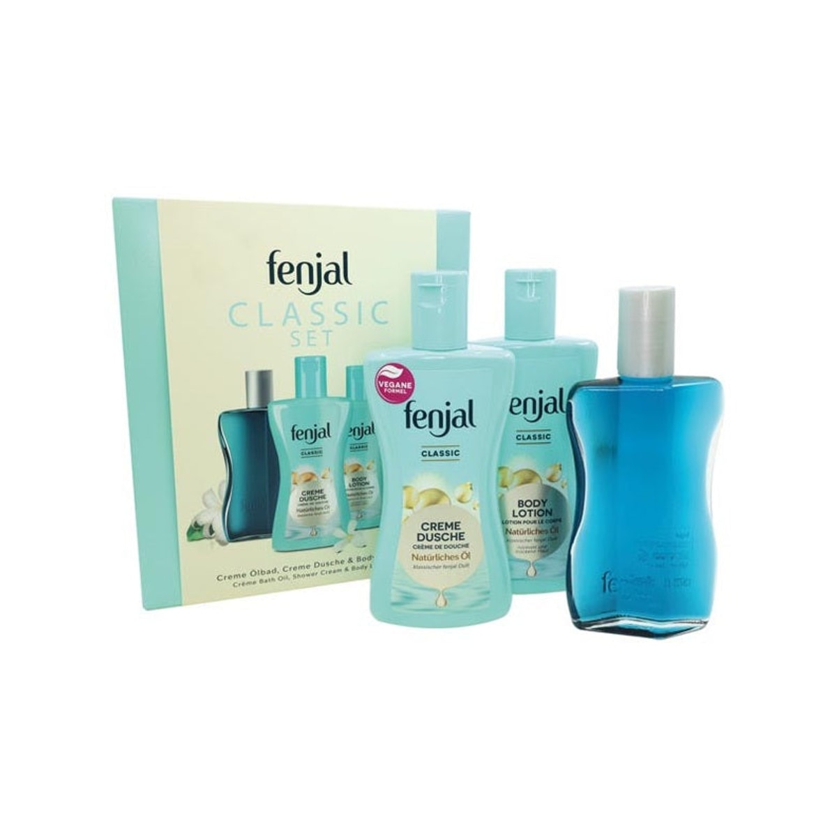 Coffret Fenjal GP Classic : Huile de bain 125 ml + Gel douche 200 ml +