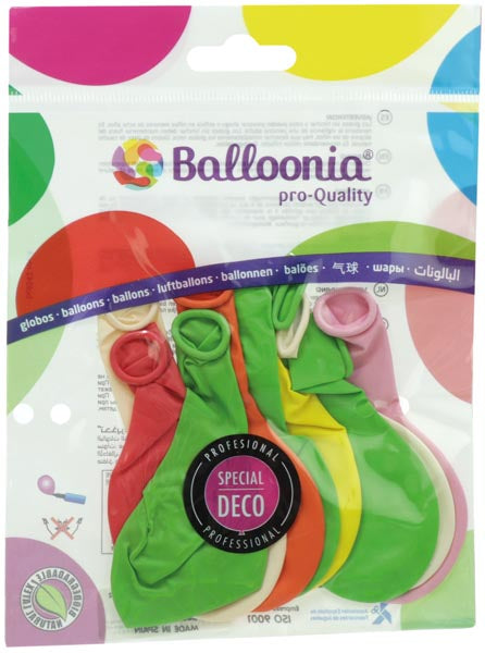 Ballons, paquet de 10, chacun de 22 cm de diamètre, 100% latex naturel !