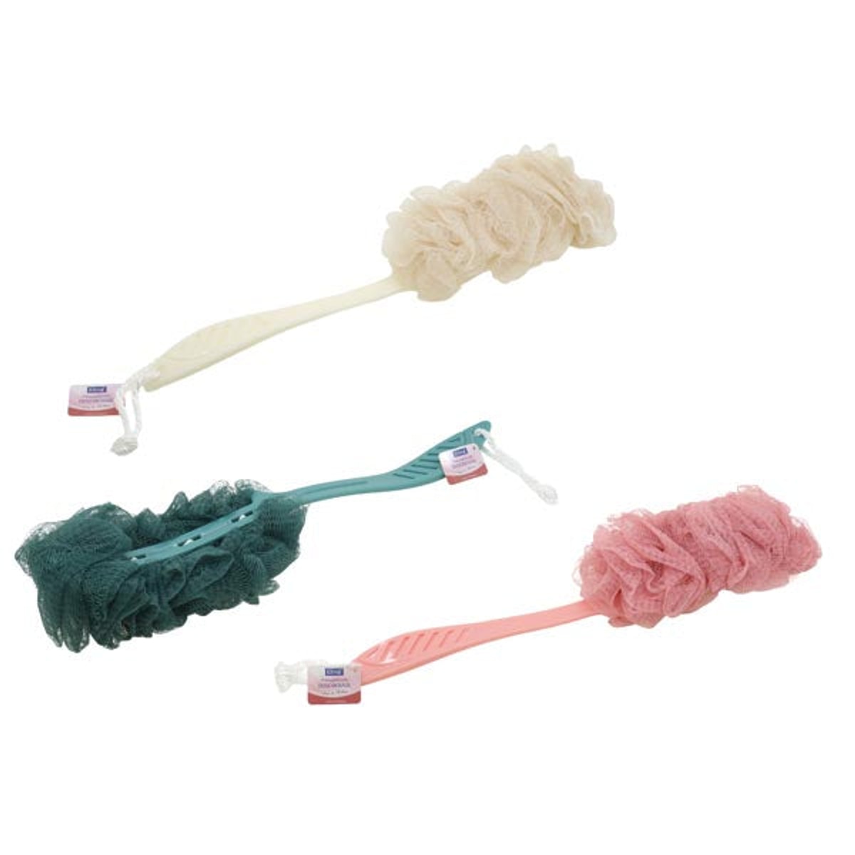 Brosse de massage pour le bain, boule de douche, 44 cm, 3 couleurs