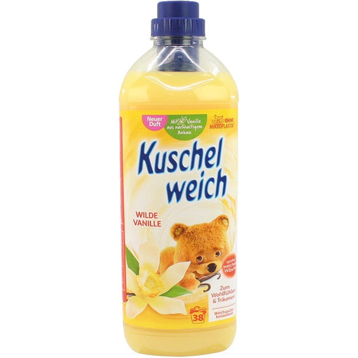 Adoucissant Cuddly Soft 1 litre Vanille sauvage 38 WL