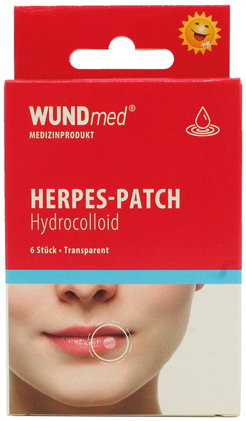 Patchs anti-herpès pour plaies 15x15mm, lot de 6