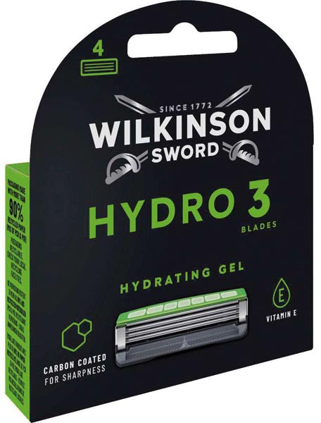 Lames de rasoir Wilkinson Hydro 3 (paquet de 4)