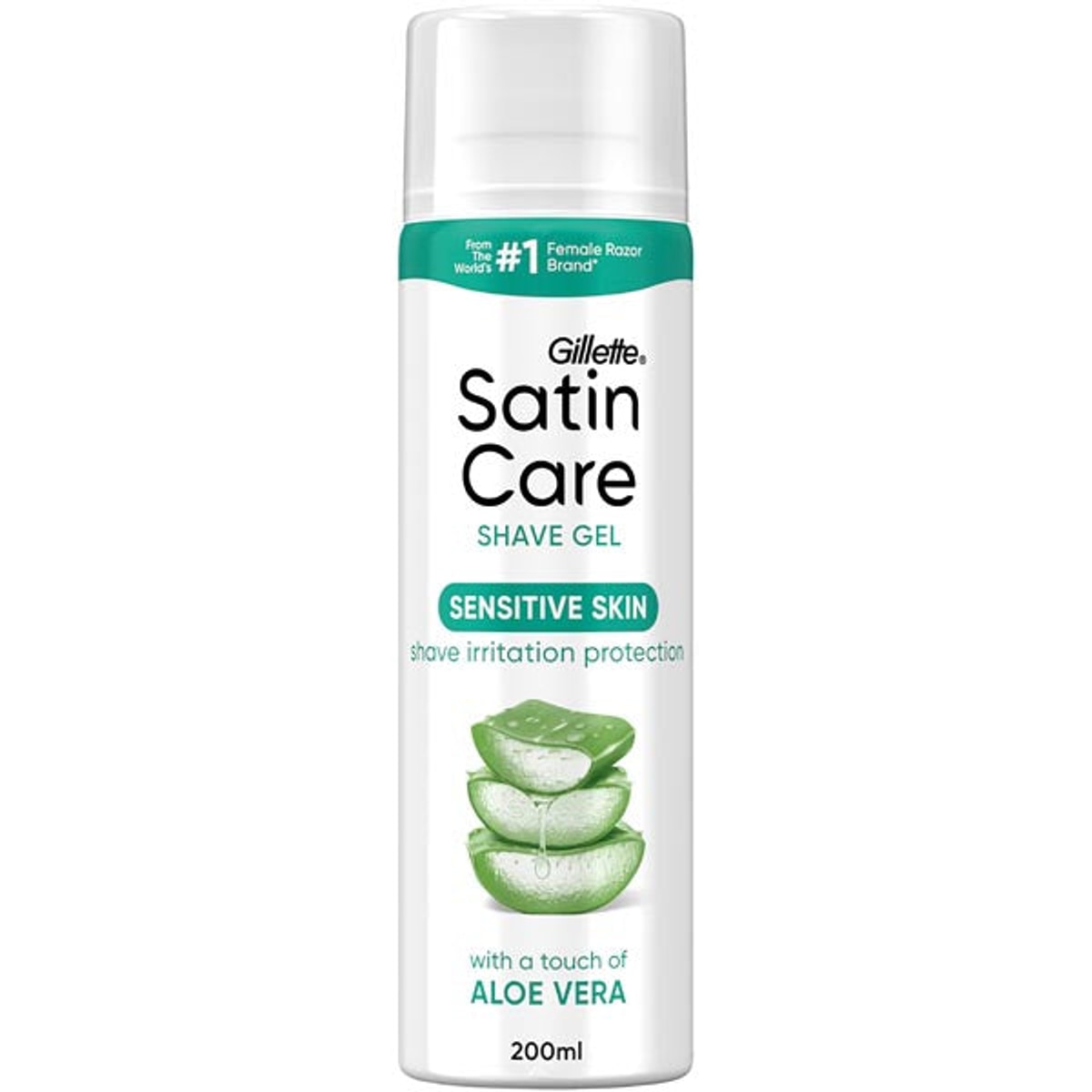 Gel à raser Gillette Satin Care pour femmes 200 ml