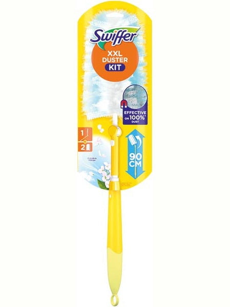 Kit de démarrage Swiffer XXL, 2 lingettes, dispositif de suspension
