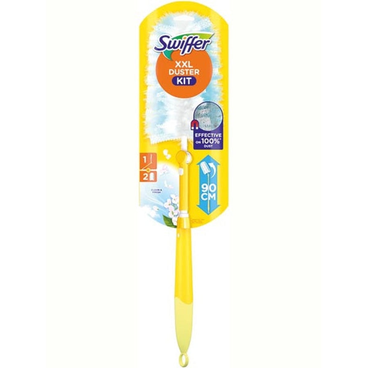 Kit de démarrage Swiffer XXL, 2 lingettes, dispositif de suspension