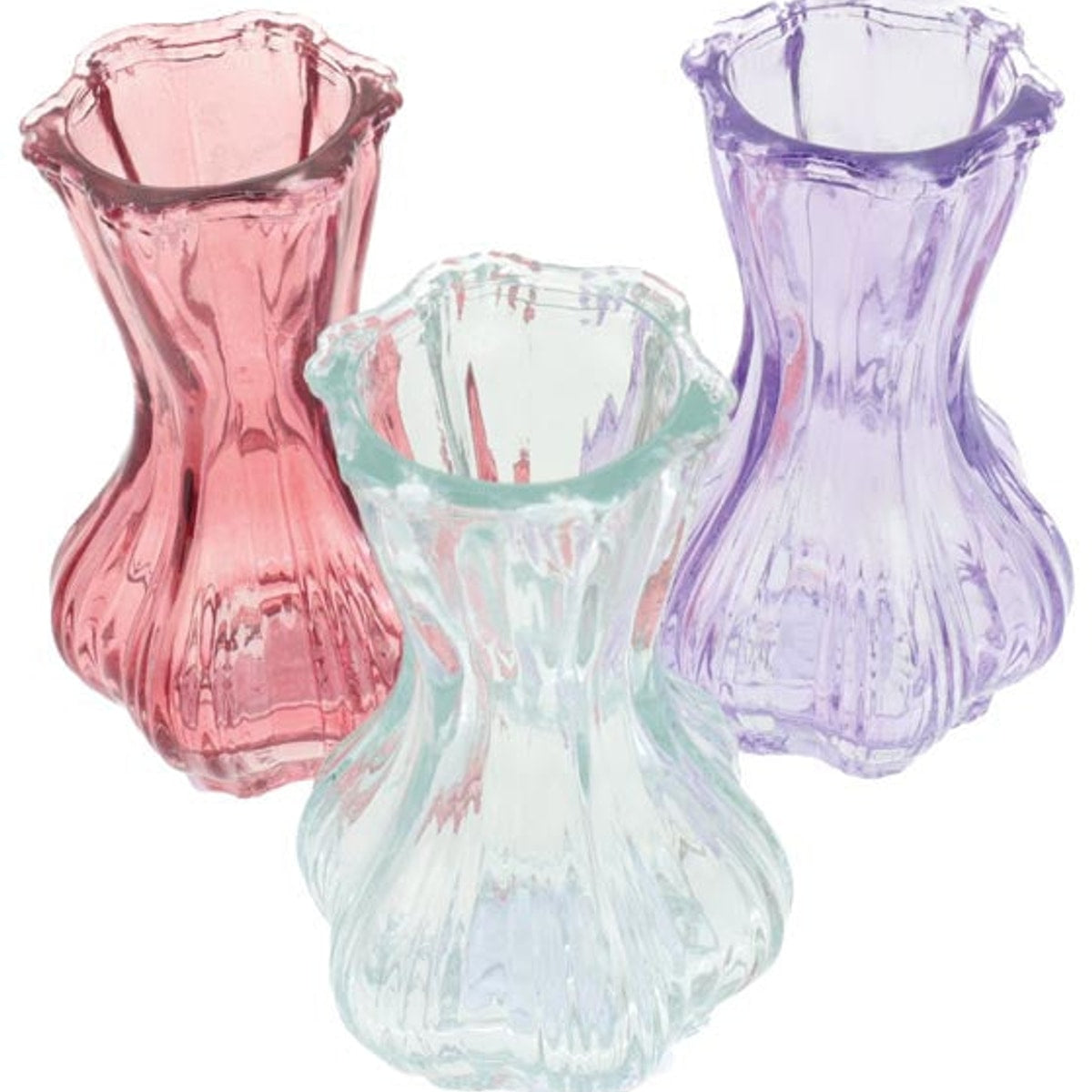 Magnifique vase, 9,5 x 5,5 cm, en verre de la plus haute qualité