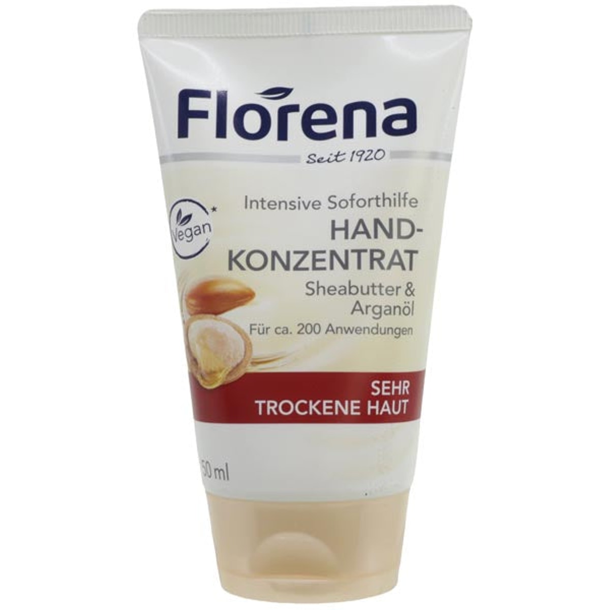 Concentré pour les mains Florena 50 ml Beurre de karité et huile d'argan