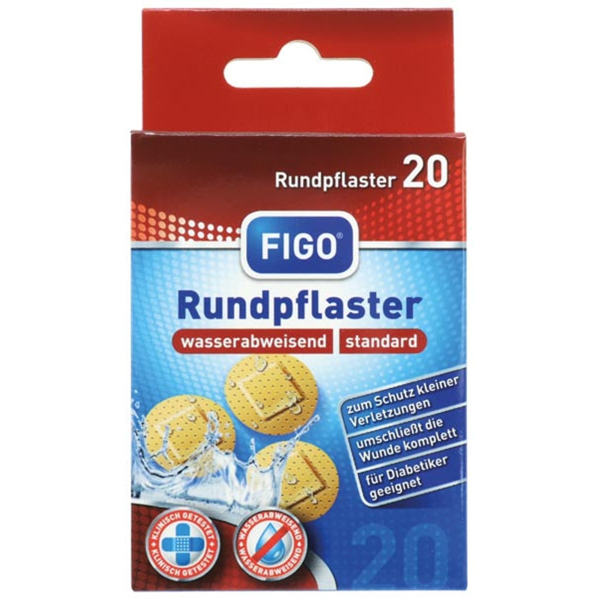 Pansements ronds, 20 pièces