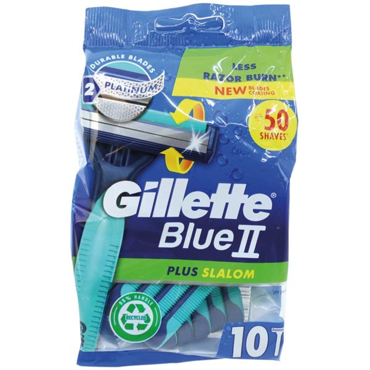 Gillette Blue II Plus Slalom 10s