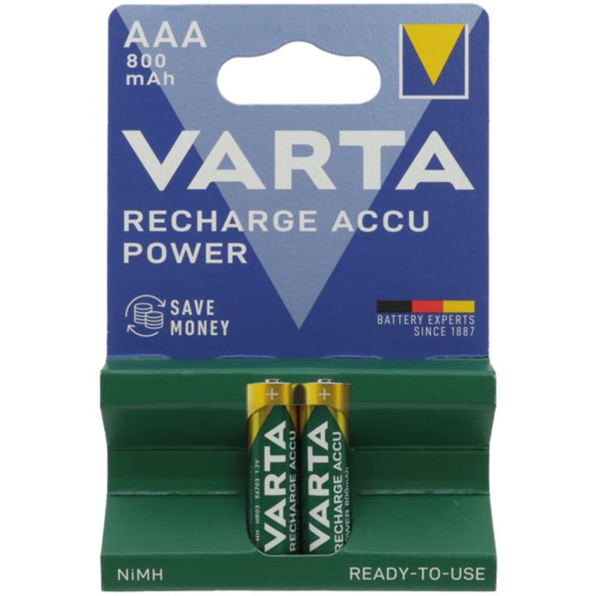 Piles VARTA Power Micro AAA, blister de 2
