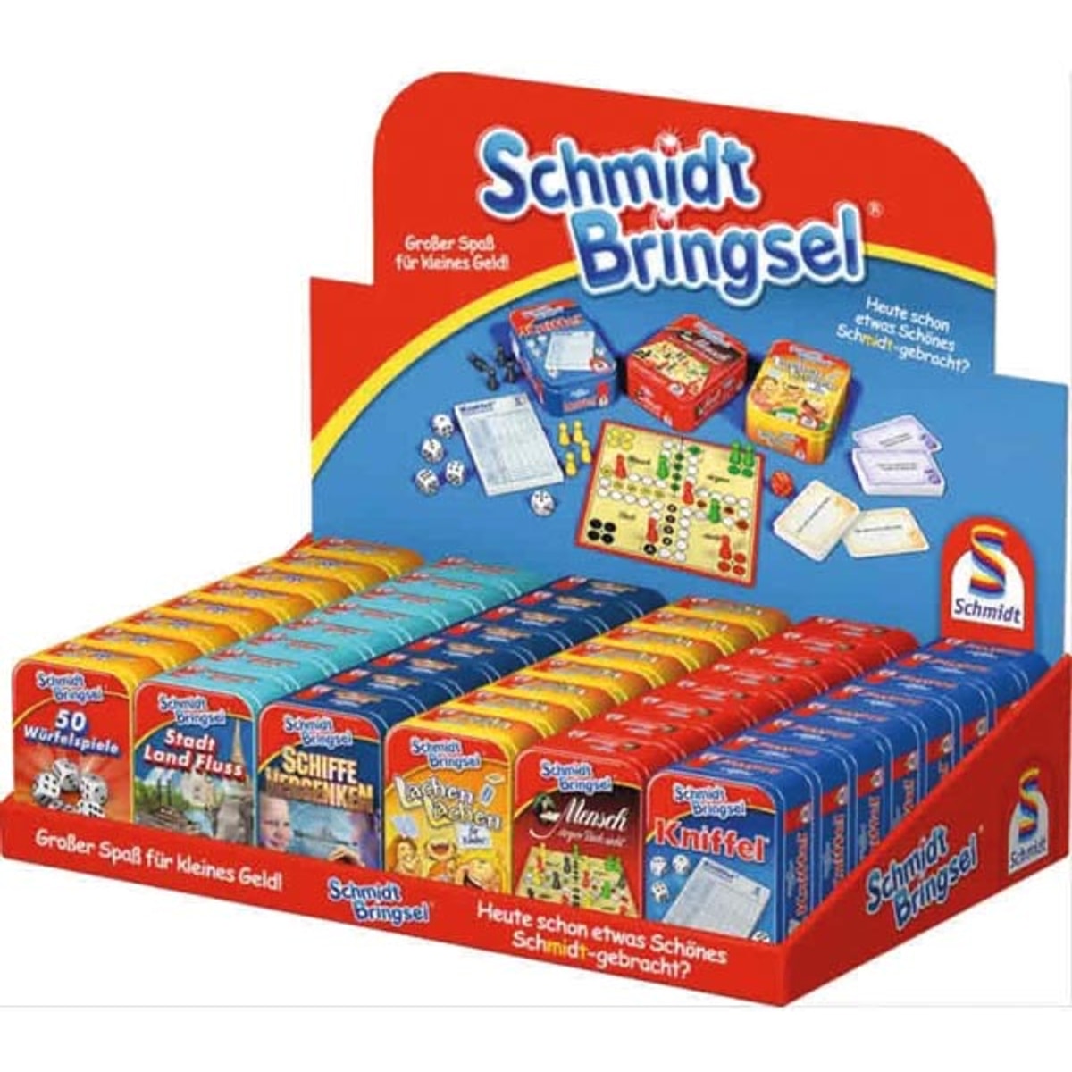 Mini-jeux Schmidt Bringsel 48er - Boîte de présentation en métal