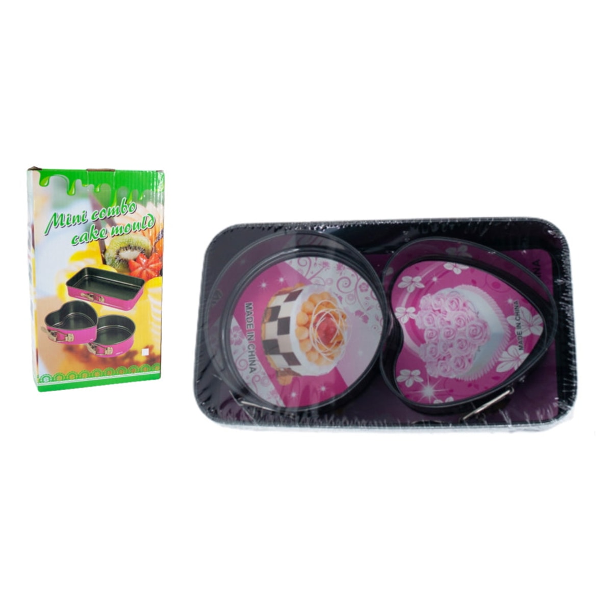 Moules à gâteaux, formes de cuisson NOIR MÉLANGE DE FORMES - lot de 3