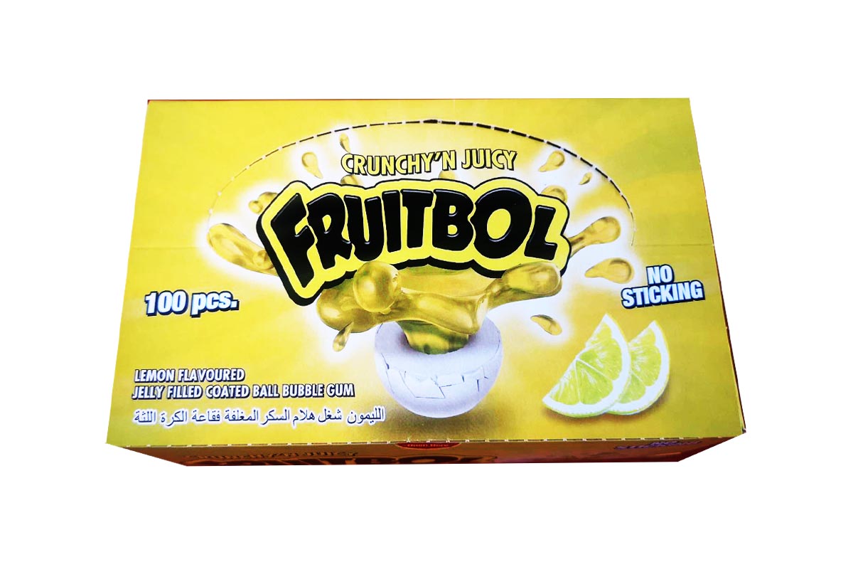 FRUITBOL LEMON CHEWING GUM
