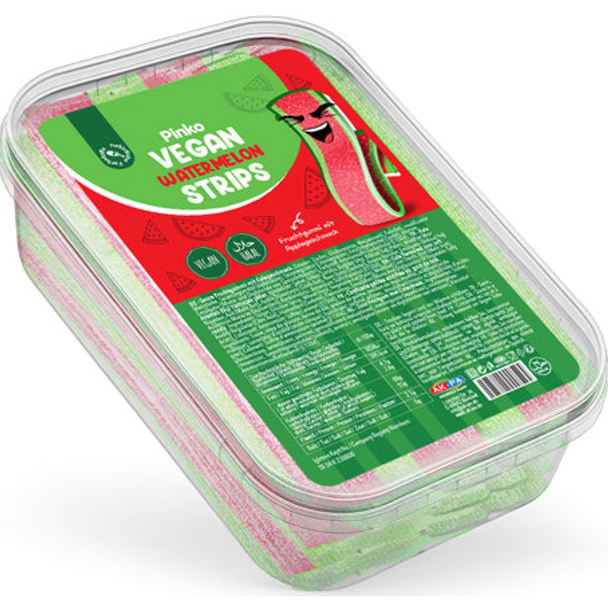 Pinko Vegan pastèque Strips boite 200g